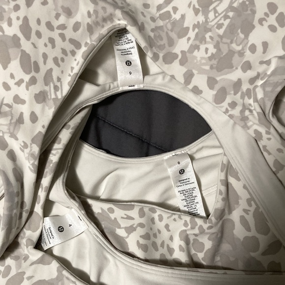 NWT Lululemon Align Crop Tank with Built Bra - Cheetah Camo White - Size 6 and 8 - Picture 9 of 9